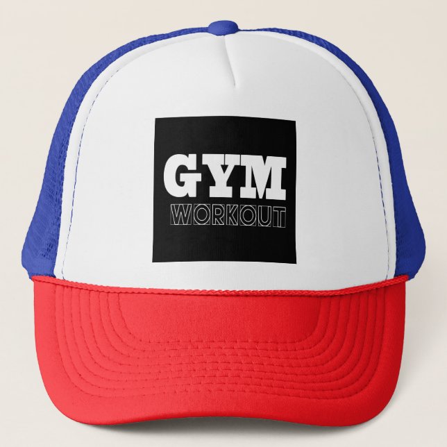 Gym Workout Pump Cover Fitness Hat (Front)