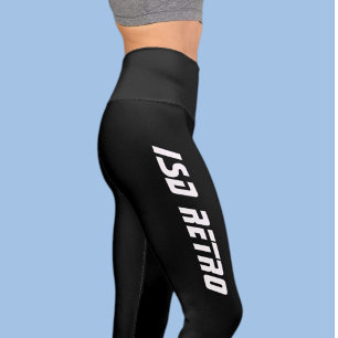 Gym Workout Retro Fitness Activewear Fit   Capri Leggings
