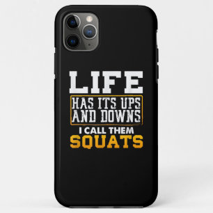 Gym Workout Weights Squat Men Women iPhone 11 Pro Max Case