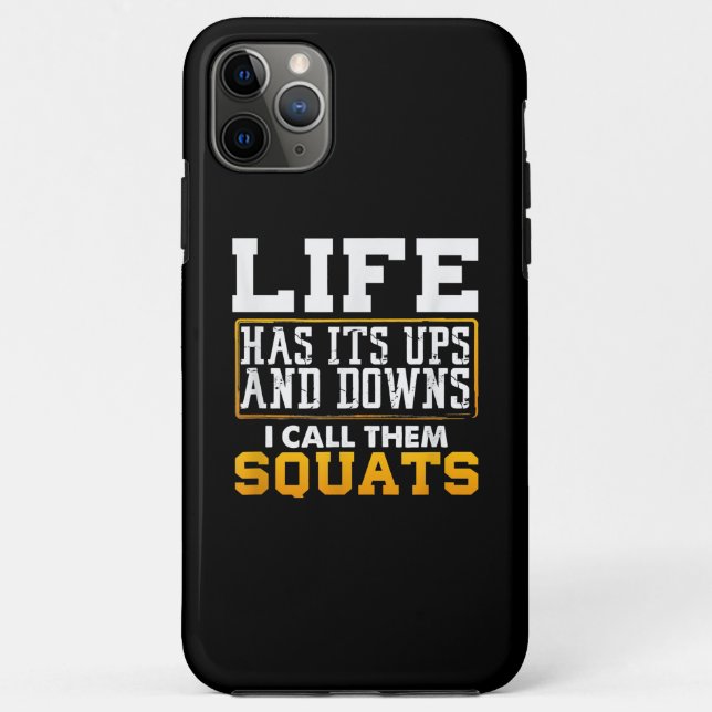 Gym Workout Weights Squat Men Women Case-Mate iPhone Case (Back)