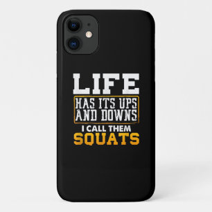 Gym Workout Weights Squat Men Women iPhone 11 Case