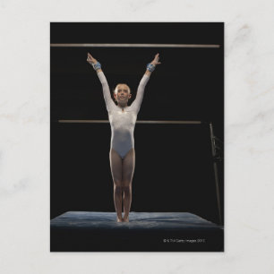 Gymnast 2 postcard