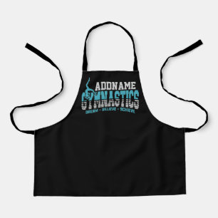 Gymnast ADD NAME Gymnastics Team Backbend Kickover Apron