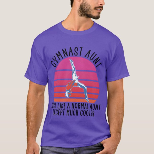 gymnast aunt family T-Shirt (Front)
