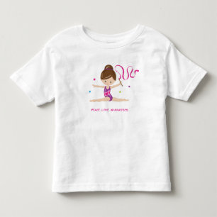 Gymnast- Brunette Toddler T-Shirt