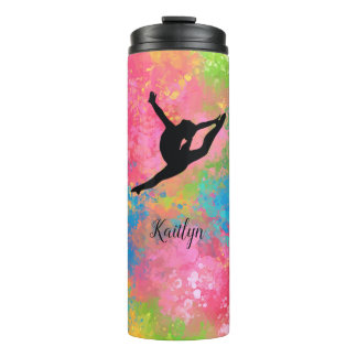 Gymnast Carnival Paint Splash Thermal Tumbler