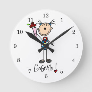 Gymnast Champion Round Clock