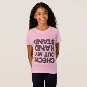 Gymnast Cheerleader Check Out My Hand Stand T-Shirt