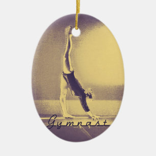 "Gymnast" Christmas ornament