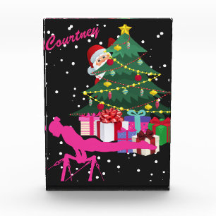 Gymnast Christmas: Santa Bring Me Gymnastics Bars  Photo Block