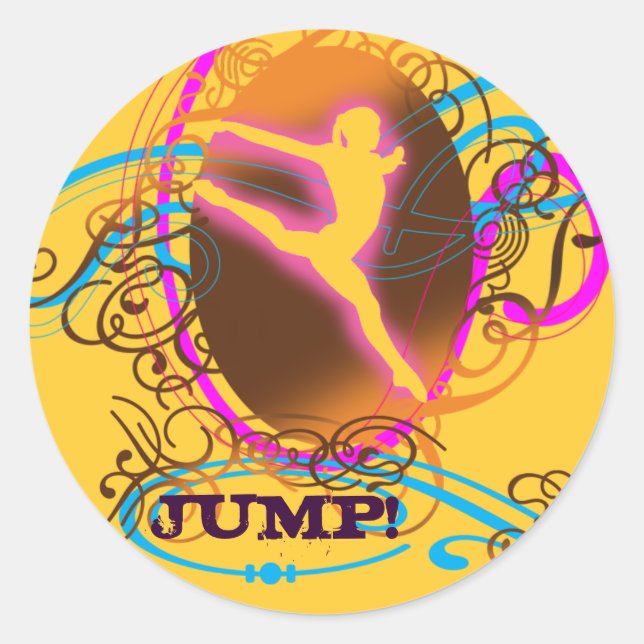 Gymnast Dancer Sticker (Front)