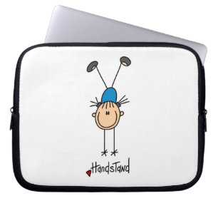 Gymnast Doing Handstands Laptop Sleeve