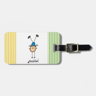 Gymnast Doing Handstands Luggage Tag