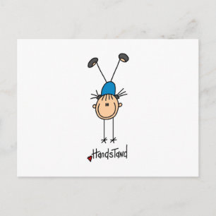 Gymnast Doing Handstands Postcard