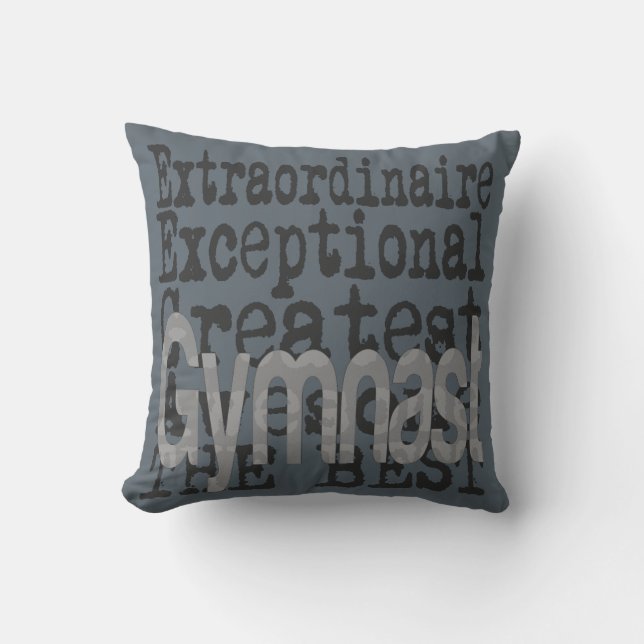 Gymnast Extraordinaire Cushion (Front)