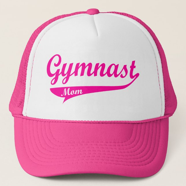 Gymnast Family Swoosh Female Trucker Hat (Front)
