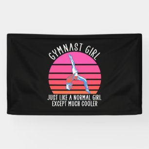 Gymnast Girl Banner