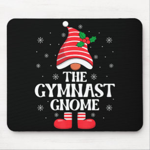 Gymnast Gnome Christmas Family Matching Group Funn Mouse Mat