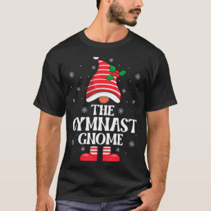 Gymnast Gnome Christmas Family Matching Group Funn T-Shirt
