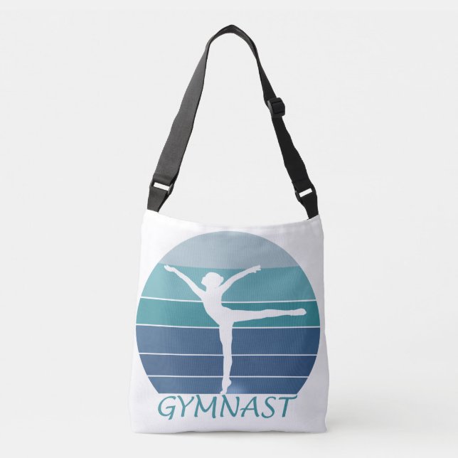 GYMNAST- I LOVE GYMNASTICS. CROSSBODY BAG (Front)
