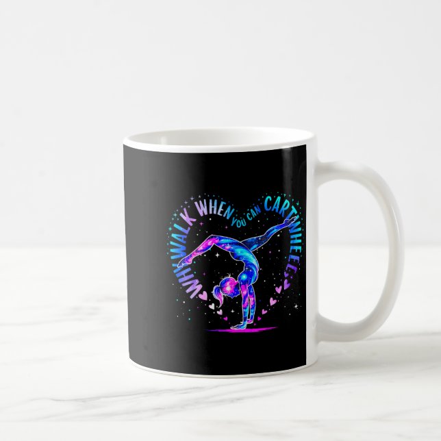 Gymnast Just A Girl Who Loves Gymnastics For Women Coffee Mug (Right)