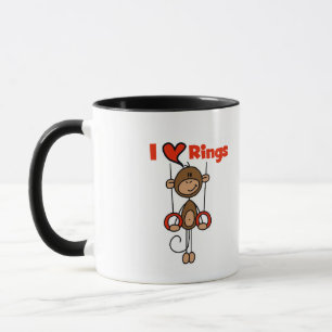 Gymnast Loves Rings Tshirts and Gifts Mug