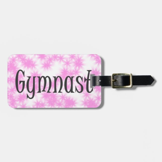Gymnast Luggage Tag (Front Horizontal)