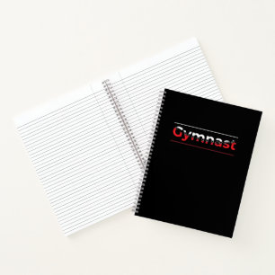 Gymnast - Minimalist Modern Gymnastics Word Notebook