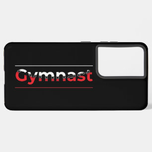 Gymnast - Minimalist Modern Gymnastics Word Samsung Galaxy Case