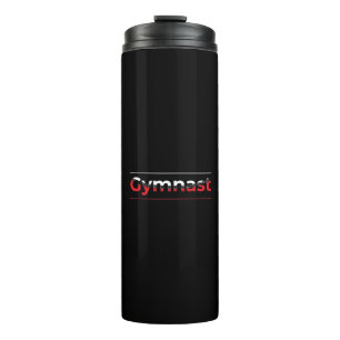 Gymnast - Minimalist Modern Gymnastics Word Thermal Tumbler
