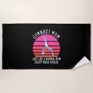 Gymnast Mum Beach Towel