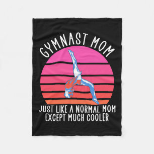Gymnast Mum Fleece Blanket