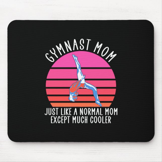 Gymnast Mum Mouse Mat (Front)