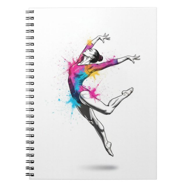 Gymnast Notebook – Modern Artistic Gymnastics  (Front)