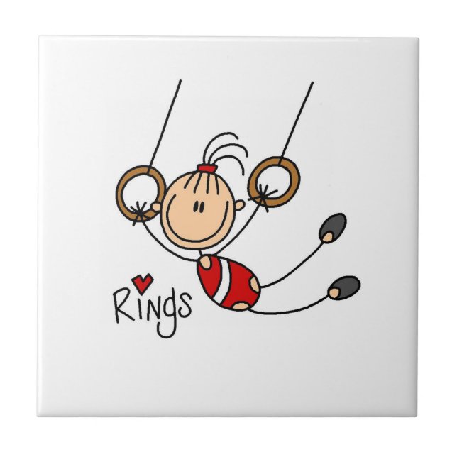 Gymnast on Rings Tile (Front)