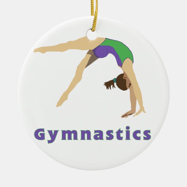 Gymnast Ornament (Front)