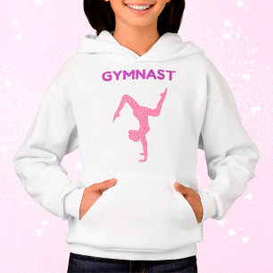 Gymnast Pink & Purple Sparkle Hoodie