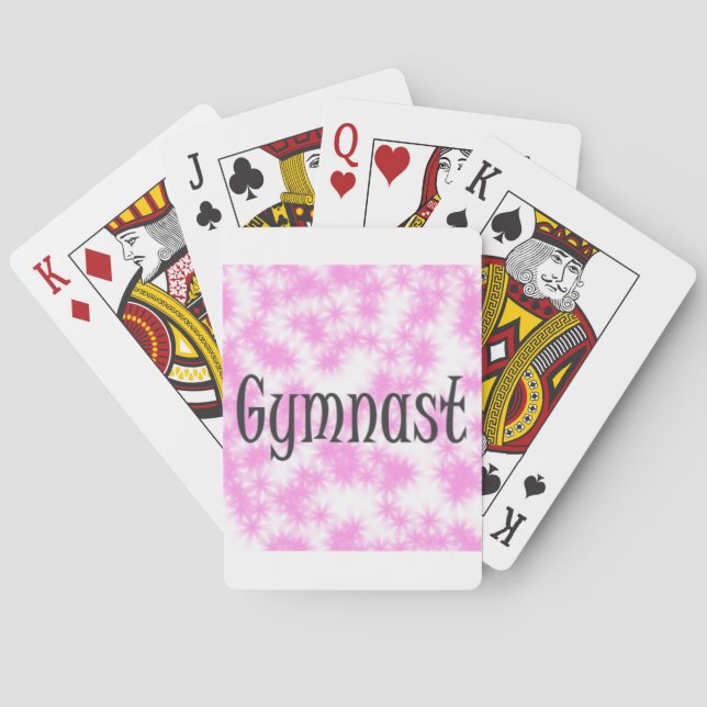 Gymnast Playing Cards (Back)