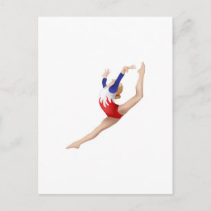Gymnast Postcard