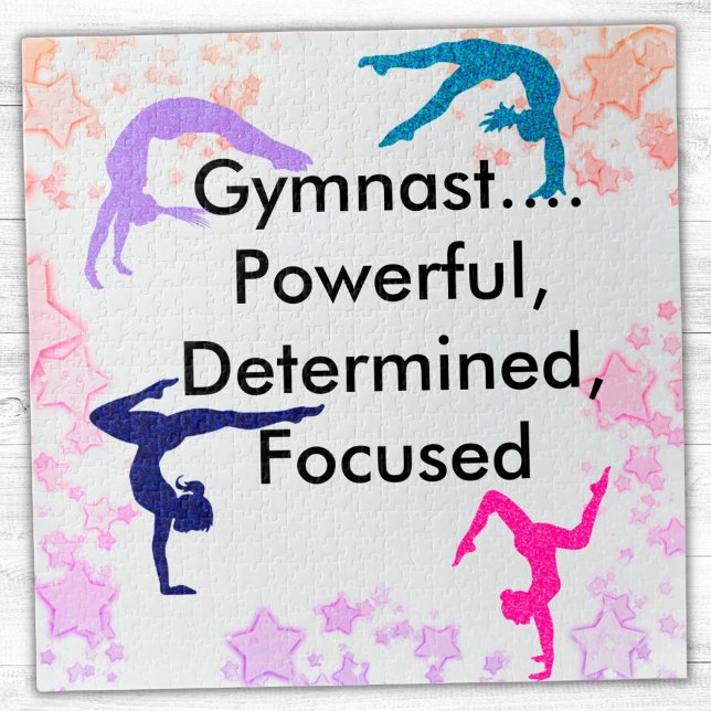 Gymnast... Powerful, Determined, Focused Jigsaw Puzzle (Creator Uploaded)