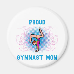 Gymnast Proud Mum Magnet