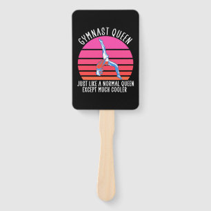 Gymnast Queen Hand Fan