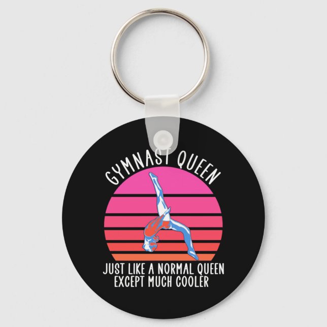 Gymnast Queen Key Ring (Front)