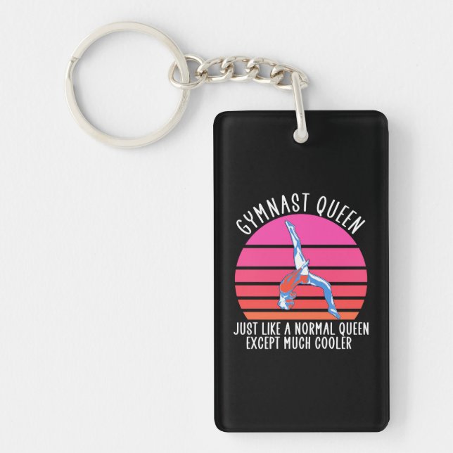 Gymnast Queen Key Ring (Front)