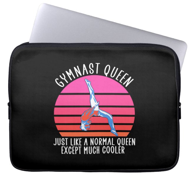 Gymnast Queen Laptop Sleeve (Front)