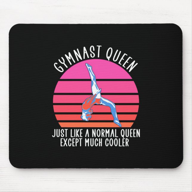 Gymnast Queen Mouse Mat (Front)