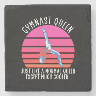 Gymnast Queen Stone Coaster