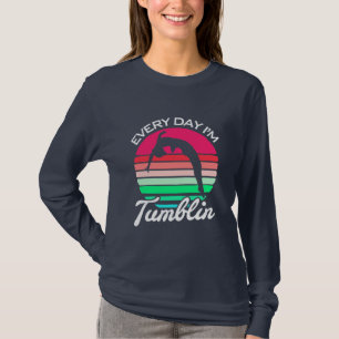 Gymnast Retro Vintage Tumblin T-Shirt