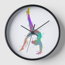 Gymnast Silhouette Art