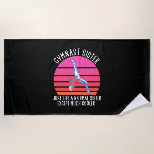 Gymnast Sister Beach Towel